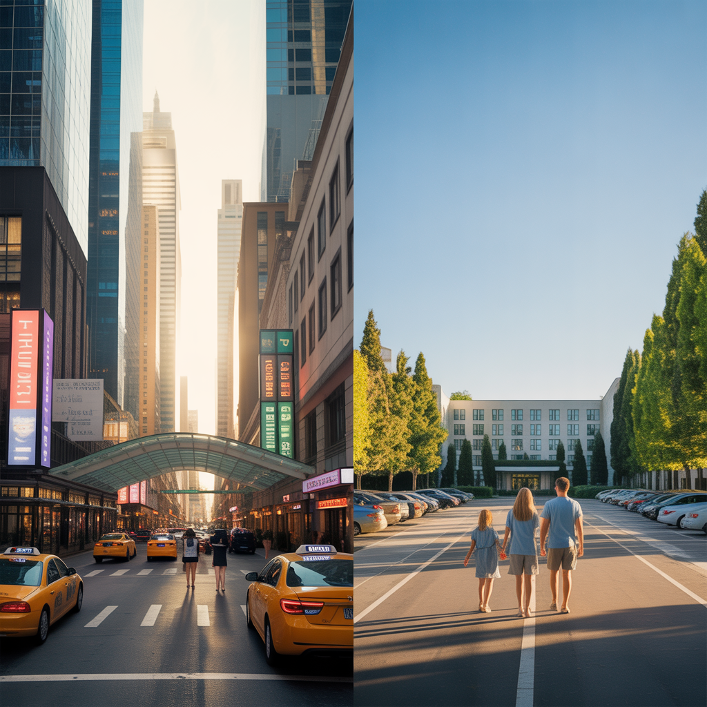 City Center vs. Suburbs: How to Choose the Best Hotel Location